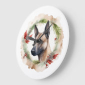 ベルギーマリノイクリスマスリースフェスティバルカップ ラージ壁時計 (傾斜)