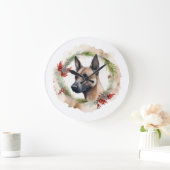 ベルギーマリノイクリスマスリースフェスティバルカップ ラージ壁時計 (ホーム)