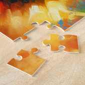 ベルギーマリノイスドッグポートレートアクリルアートプリント ジグソーパズル (側面)