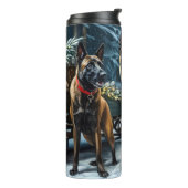 ベルギーマリノイスノーリークリスマスデコール タンブラー (回転左)