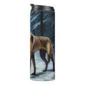 ベルギーマリノイスノーリークリスマスデコール タンブラー (回転右)