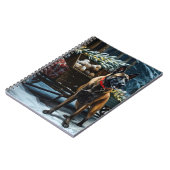 ベルギーマリノイスノーリークリスマスデコール ノートブック (左側)