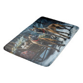 ベルギーマリノイスノーリークリスマスデコール バスマット (アングル)