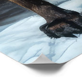 ベルギーマリノイスノーリークリスマスデコール ポスター (角)