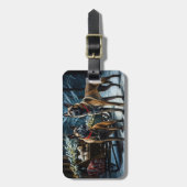 ベルギーマリノイスノーリークリスマスデコール ラゲッジタグ (正面縦)