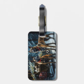 ベルギーマリノイスノーリークリスマスデコール ラゲッジタグ (裏面縦)