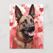 ベルギーマリノイスバレンタインの日 ポストカード (正面)