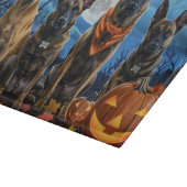 ベルギーマリノイハロウィン不気味 カッティングボード (角)