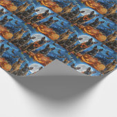 ベルギーマリノイハロウィン不気味 ラッピングペーパー (角)