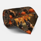 ベルギーマリノイパピーオータムデライトカボチャ ネクタイ (ロール)