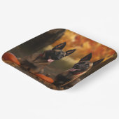 ベルギーマリノイパピーオータムデライトカボチャ ペーパープレート (傾斜あり)