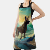 ベルギーマリノイビーチサーフィン絵画ズ エプロン (インサイチュ)