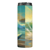 ベルギーマリノイビーチサーフィン絵画ズ タンブラー (裏面)