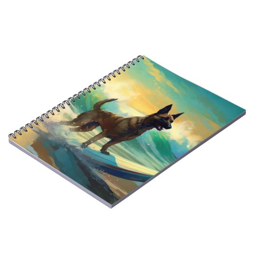 ベルギーマリノイビーチサーフィン絵画ズ ノートブック (左側)