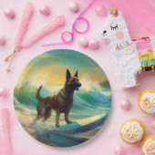 ベルギーマリノイビーチサーフィン絵画ズ ペーパープレート (パーティー)