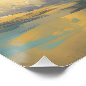 ベルギーマリノイビーチサーフィン絵画ズ ポスター (コーナー)