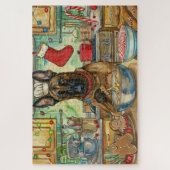 ベルギーマリノイホリデーベーキング:フェスティバルクリスマス ジグソーパズル (縦)