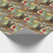 ベルギーマリノイホリデーベーキング:フェスティバルクリスマス ラッピングペーパー (角)