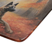 ベルギーマリノイin紅葉秋インスパイア カッティングボード (角)