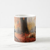 ベルギーマリノイin紅葉秋インスパイア コーヒーマグカップ (中央)
