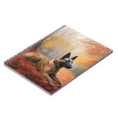 ベルギーマリノイin紅葉秋インスパイア ノートブック (左側)