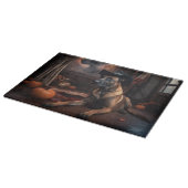 ベルギーマリノワカボンプキンハロウィンホラー カッティングボード (角)