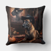 ベルギーマリノワカボンプキンハロウィンホラー クッション (裏面)