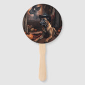 ベルギーマリノワカボンプキンハロウィンホラー ハンドファン (裏面)