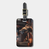 ベルギーマリノワカボンプキンハロウィンホラー ラゲッジタグ (正面縦)