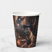 ベルギーマリノワカボンプキンハロウィンホラー 紙コップ (裏面)