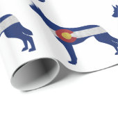 ベルギーマリノワコロラドフラッグシルエット ラッピングペーパー (ロールコーナー)