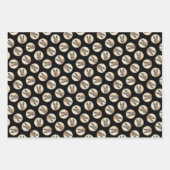 ベルギーマリノワシェパード・マホガ絵を描ニーの芸術 ラッピングペーパーシート (正面3)