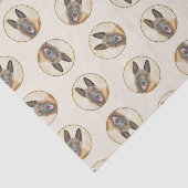 ベルギーマリノワシェパード・マホガ絵を描ニーの芸術 薄葉紙 (詳細)