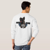 ベルギーマリノワスエリートK9ガン Tシャツ (裏面フル)