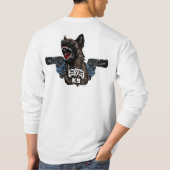 ベルギーマリノワスエリートK9ガン Tシャツ (裏面)