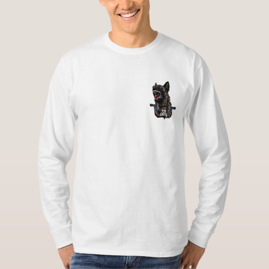 ベルギーマリノワスエリートK9ガン Tシャツ (正面)