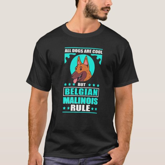 ベルギーマリノワスドッグ犬のオーナーマリノワ1 Tシャツ (正面)