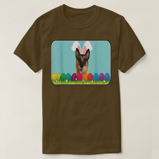 ベルギーマリノワバニー耳 Tシャツ (デザイン正面)