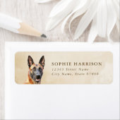 ベルギーマリノワ差出人住所ラベル ラベル (インサイチュ)