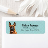 ベルギーマリノワ差出人住所ラベル ラベル (インサイチュ)