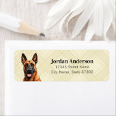 ベルギーマリノワ差出人住所ラベル ラベル (インサイチュ)