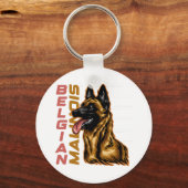 ベルギーマリノワ キーホルダー (正面)