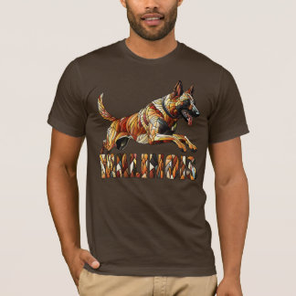 ベルギーマリノワ – モザイクアート Tシャツ
