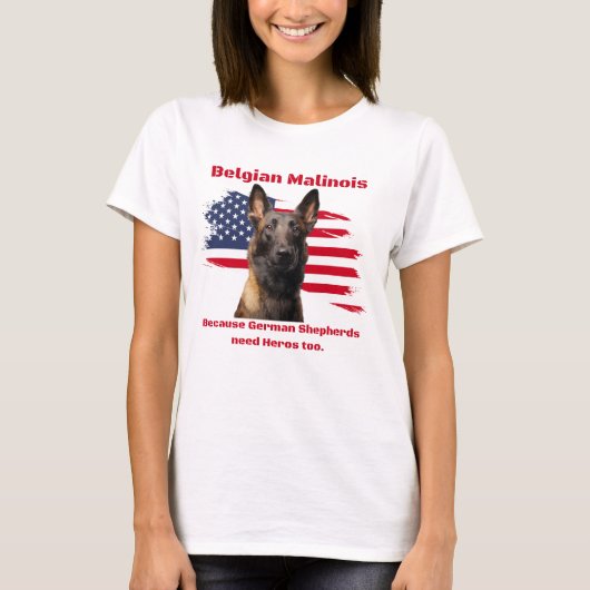 ベルギーマリノワ Tシャツ (正面)