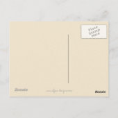 ベルギーマリ絵画ノワさんの – かわいいオリジナルドッグアート ポストカード (裏面)