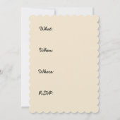 ベルギーマリ絵画ノワさんの – かわいいオリジナルドッグアート 招待状 (裏面)