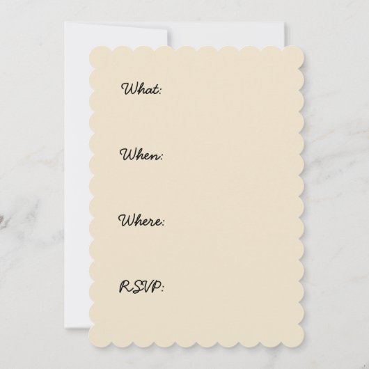 ベルギーマリ絵画ノワさんの – かわいいオリジナルドッグアート 招待状 (裏面)