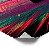 ベルギーレイケノワバテリストロック転がバンドヒッピー ポスター (角)