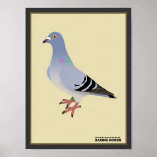 ベルギーレーシングホーマープリント ポスター