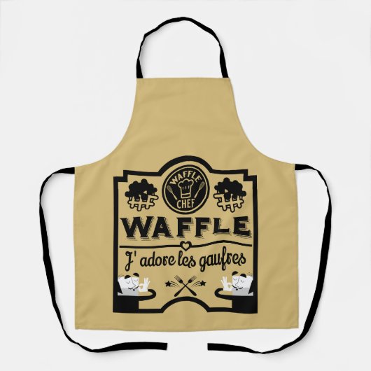 ベルギーワッフル エプロン (正面)